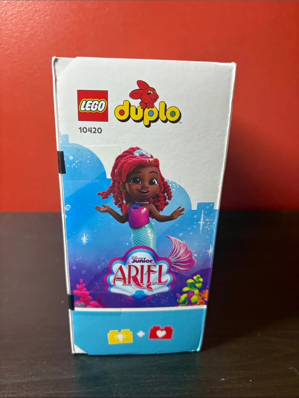 Lego Duplo Ariel Friends Playset with Pink Purple Green Yellow Blue Accents